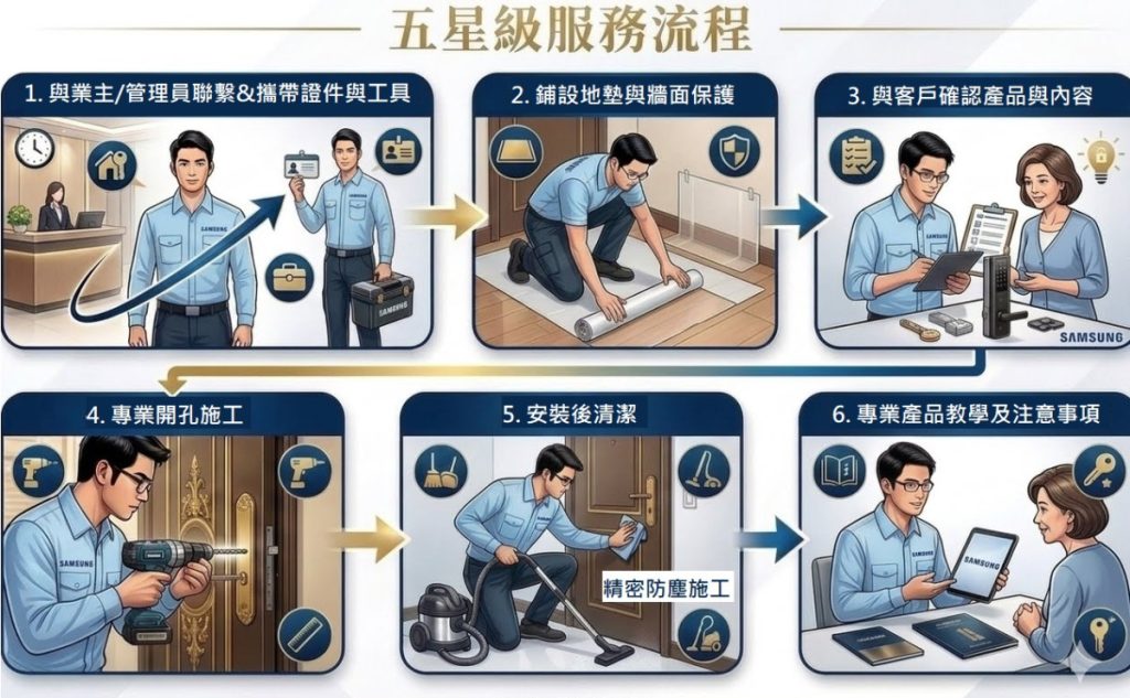 五星級服務流程